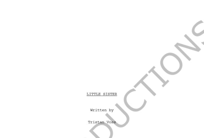 write a short film for you